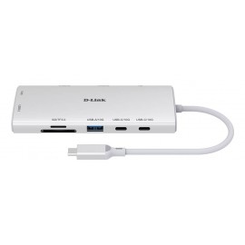 D-Link DUP-A01 hub de interfaz USB 3.2 Gen 1 (3.1 Gen 1) Type-C 10000 Mbit/s Blanco
