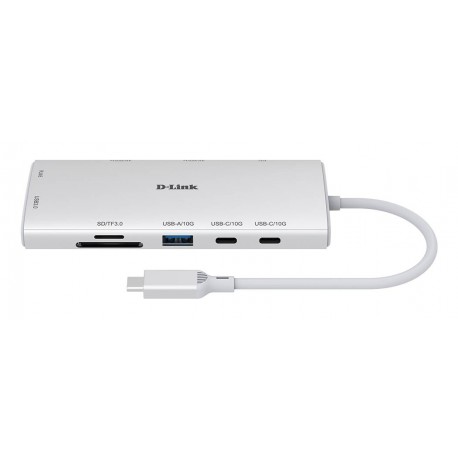 D-Link DUP-A01 hub de interfaz USB 3.2 Gen 1 (3.1 Gen 1) Type-C 10000 Mbit/s Blanco
