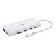 D-Link DUP-A01 hub de interfaz USB 3.2 Gen 1 (3.1 Gen 1) Type-C 10000 Mbit/s Blanco