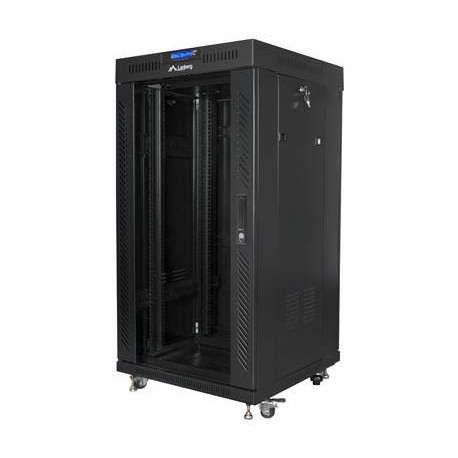 Lanberg FF01-6622-12BL armario rack 22U Rack o bastidor independiente Negro