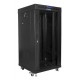 Lanberg FF01-6622-12BL armario rack 22U Rack o bastidor independiente Negro