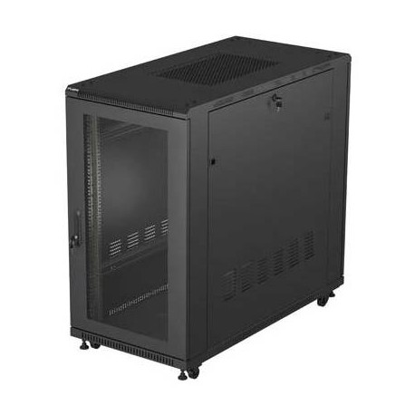 Lanberg FF01-6222-23B armario rack 22U Rack o bastidor independiente Negro