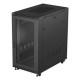 Lanberg FF01-6022-23B armario rack 22U Rack o bastidor independiente Negro