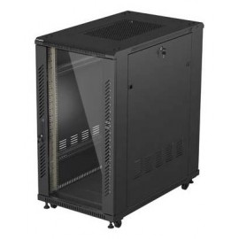 Lanberg FF01-6022-12B armario rack 22U Rack o bastidor independiente Negro