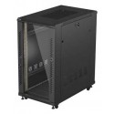 Lanberg FF01-6022-12B armario rack 22U Rack o bastidor independiente Negro
