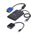 StarTech.com Adaptador Crash Cart USB a VGA/ Mini DisplayPort para Portátil