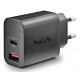 NGS ERA 20W BLACK Universal Negro Corriente alterna Carga rápida Interior