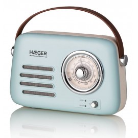 Haeger RB-BLU.002A radio Portátil Turquesa