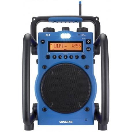 Sangean U3 Digital Negro, Azul receptor de radio