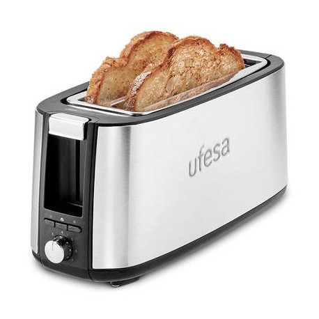 Ufesa Duo Plus 7 2 rebanada(s) 1400 W Plata