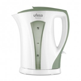 Ufesa Nyassa 1.7L tetera eléctrica 1,7 L 2200 W Verde, Blanco