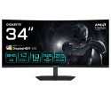 GIGABYTE G34WQC2 Monitor Gaming Curvo 34” WQHD - 3440 x 1440, 1500R, 200Hz