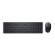 DELL - DELL KM5221W teclado Ratón incluido Oficina RF inalámbrico QWERTY Internacional de EE.UU. Negro - KM5221WBKB-INT