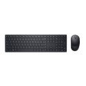 DELL - DELL KM5221W teclado Ratón incluido Oficina RF inalámbrico QWERTY Internacional de EE.UU. Negro - KM5221WBKB-INT
