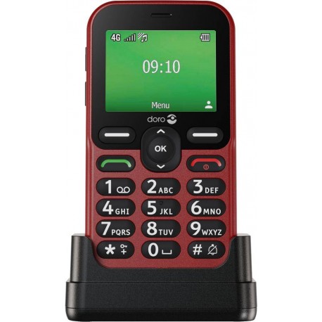 Doro Leva E10 6,1 cm (2.4'') 118,9 g Rojo Teléfono para personas mayores