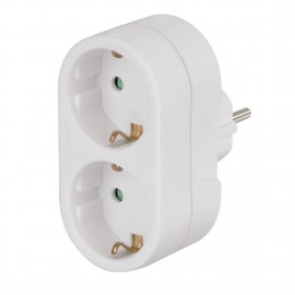 Hama 00121937 adaptador de enchufe eléctrico Tipo A Blanco
