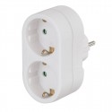 Hama 00121937 adaptador de enchufe eléctrico Tipo A Blanco