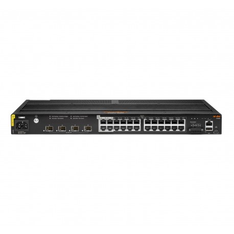Hewlett Packard Enterprise Aruba 4100i Gestionado L2 Gigabit Ethernet (10/100/1000) Energía sobre Ethernet (PoE) 1U Negro