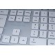 Tacens 6ZENITHWES teclado Ratón incluido Hogar / Oficina RF inalámbrico QWERTY Español Plata, Blanco