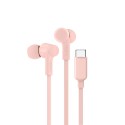 Belkin SoundForm Auriculares Alámbrico Dentro de oído Música/uso diario USB Tipo C Rosa