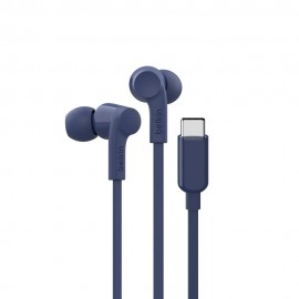 Belkin SoundForm Auriculares Alámbrico Dentro de oído Música/uso diario USB Tipo C Azul