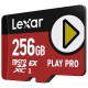 Lexar LMSXPS0256G-BNNNG memoria flash 256 GB MicroSDXC UHS-I Clase 3