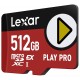 Lexar PLAY PRO microSDXC 512 GB UHS-I Clase 3