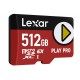 Lexar PLAY PRO microSDXC 512 GB UHS-I Clase 3