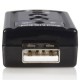 StarTech.com Tarjeta de Sonido 7,1 Virtual USB Externa Adaptador Conversor ICUSBAUDIO7