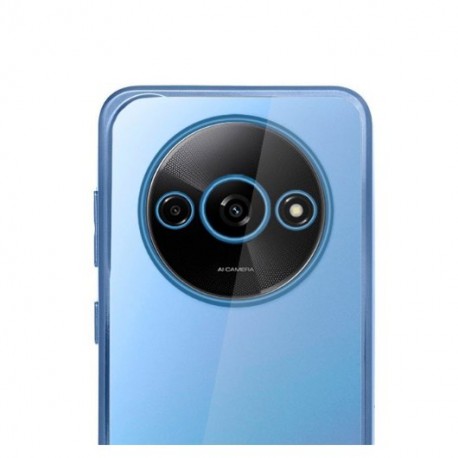 FUNDA COOL XIAOMI REDMI A3 BORDE METALIZADO AZUL