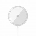 Baseus Simple Mini3 Teléfono móvil, Smartphone Blanco USB Cargador inalámbrico Interior