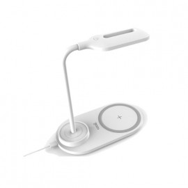 LÁMPARA LED + BASE CARGA QI COOL BLANCO