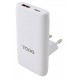 TooQ Cargador de viaje Tipo C y Tipo A, GaN 65W, USB-C/PD + USB-A/QC, Blanco