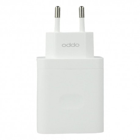 Cargador oppo supervooc 33w usb tipo a blanco