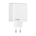 Cargador one plus supervoc 100w 1xusb tipo c 1x usb tipo a blanco