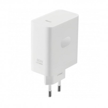 Cargador one plus supervoc 80w usb tipo c blanco