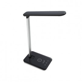 LÁMPARA LED+BASE CARGA QI COOL FOLD NEGRO