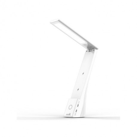 LÁMPARA LED+BASE QI CARGA COOL COMPACT BLANCO