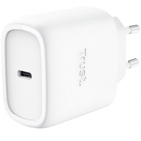 CARGADOR PARED/VIAJE USB-C 45W MAXO BLANCO TRUST