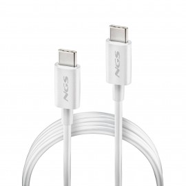 NGS ZYRO 60W-1 cable USB USB 2.0 1 m USB C Blanco