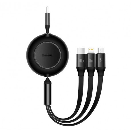 Baseus CAMJ010201 cable USB USB 3.2 Gen 1 (3.1 Gen 1) 1,1 m USB C USB C/Micro USB-A/Lightning Negro