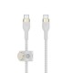 Belkin BOOST↑CHARGE PRO Flex cable USB 3 m USB 2.0 USB C Blanco
