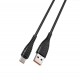 VEGER VG-V104 cable USB USB 2.0 1,2 m USB C Negro