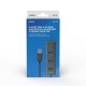 Savio AK-57 USB-A - 3 x USB-A HUB with RJ-45 Gigabit Ethernet adapter 5000 Mbit/s