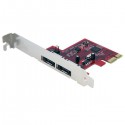 StarTech.com Tarjeta Adaptadora Controladora PCI Express PCIe 2 Puertos eSATA - SATA III 6Gbps PEXESAT32