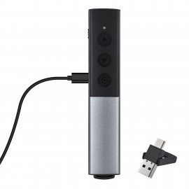 Verbatim 32366 apuntador inalámbricos RF Negro, Plata