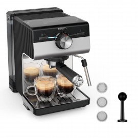 Krups Authentic+ XP384E10 cafetera eléctrica Semi-automática Máquina espresso 2 L