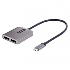 StarTech.com MST14CD122DP Adaptador gráfico USB 4096 x 2160 Pixeles Gris