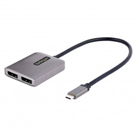 StarTech.com MST14CD122DP Adaptador gráfico USB 4096 x 2160 Pixeles Gris