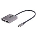 StarTech.com MST14CD122DP Adaptador gráfico USB 4096 x 2160 Pixeles Gris